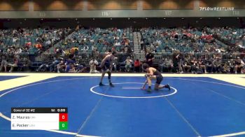 126 lbs Consolation - Zach Mauras, Crook County vs Emory Packer, Lehi
