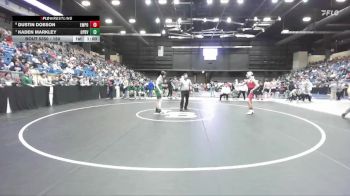 150 lbs Cons. Semi - Dustin Dobson, Emporia vs Kaden Markley, Overland Park - Blue Valley Southwest HS