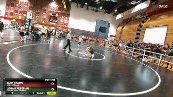 100 lbs Cons. Round 1 - Logan Freeman, Lander Middle School vs Jace Reams, Dean Morgan