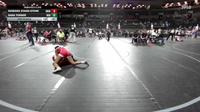 127 lbs 5th Place - Damiana Evans-Stone, Bound Brook vs Sara Turner, Highlanders