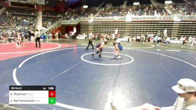 88 lbs Rr Rnd 2 - Hailey Robinson, Thermopolis WC vs Jazzy Red Tomahawk, Heights Wrestling Club MT