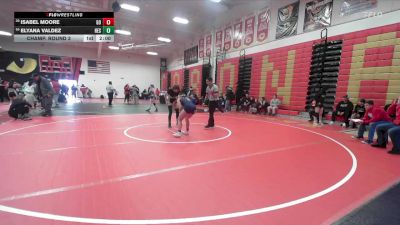 110 lbs Champ. Round 3 - Isabel Moore, Great Oak vs Elyana Valdez, Hesperia