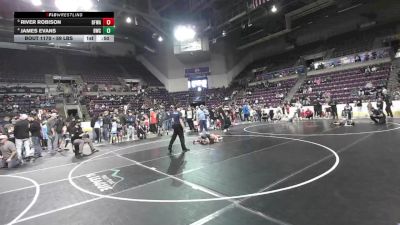 59 lbs Cons. Semis - River Robison, Black Fox Wrestling Academy vs James Evans, Bartlesville Wrestling Club