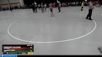 120 lbs Cons. Round 2 - Kandice Spry, Ohio vs Margaret Gillmore, Wisconsin