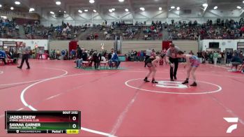 101 lbs Cons. Round 2 - Jaden Eskew, Hybrid Wrestling Club vs Savana Garner, Franklin Central WC