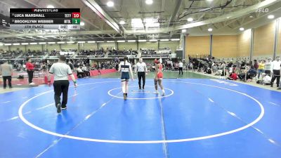 138 lbs 5th Place - Winner Tshibombi, Stratford vs Nora Demaine, Lake Region