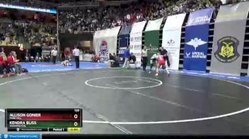 120 lbs Cons. Round 3 - Allison Gonier, Park Hill vs Kendra Bliss, Washington