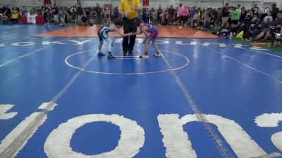 M-70 lbs Quarterfinal - William Kershisnik, WV vs Lorenzo Oyola, MI