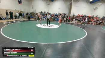 138B Champ. Round 1 - Tanner Seifert, Powell vs Joseph C. McGinley, Natrona County