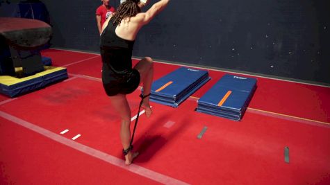 Gold Medal Vault Drill 2: Cartwheel And Roundoff For 1-2 Kick