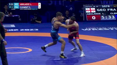 63 kg 1/2 Final - Leri Abuladze, Georgia vs Stefan Roger Clement, France