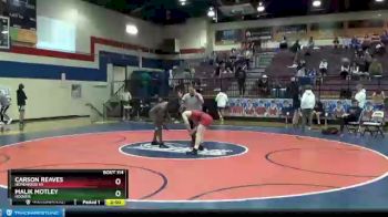 145 lbs Round 2 - Carson Reaves, Homewood HS vs Malik Motley, Hoover