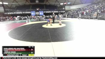 92 lbs Champ. Round 1 - Guillermo Pio Saucedo, Inland Northwest Wrestling Training Center vs Jaedon Diggs, Kitsap Ironman Wrestling Club