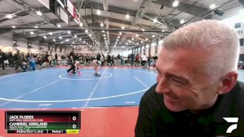 75 lbs 2nd Place Match - Cambriel Kirkland, South East Texas Gladiators Wrestling Club vs Jack Flores, Katy Area Wrestling Club