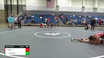 123 lbs Cons. Round 2 - Isaiah Johnson, Franklin Wrestling Club vs Trent Cano, Warhawk Wrestling