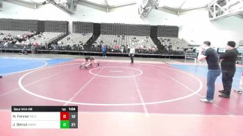 85 lbs Semifinal - Nathan Fenner, Revival Orange vs Jake Benyo, Mat Assassins