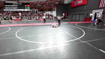 63 lbs Semifinal - Braylon Tibbett, Chippewa Elite vs Sylus Peterson, Medford/Crass Trained