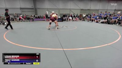 285 lbs Placement Matches (16 Team) - Logan Bender, Minnesota Blue vs Trent Warner, Iowa