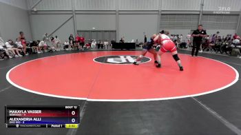 170 lbs Placement Matches (8 Team) - Makayla Vasser, Nebraska vs Alexandria Alli, Ohio Red