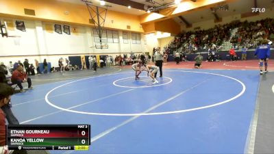 120 lbs Round 2 - Ethan Gourneau, Shiprock vs Kanoa Yellow, Shiprock