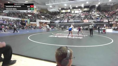 105 lbs Quarterfinal - Reagan Neal, Leon-Bluestem Hs vs Madison Raybern, Russell HS