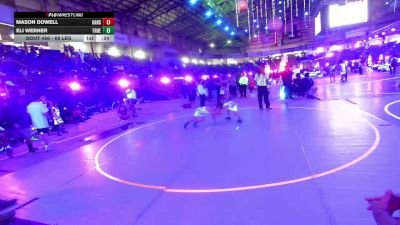 66 lbs Semifinal - Mason Dowell, Kansas Elite vs Eli Werner, True Grit Wrestling