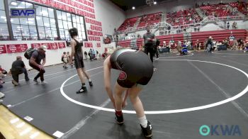 70 lbs Rr Rnd 5 - Faith Turpin, Harrah Little League Wrestling vs Mason Seymour, Yukon