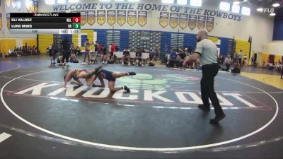 106 lbs Round 3 (8 Team) - Eli Valdez, Wellington vs Luke Mims, Black Hive