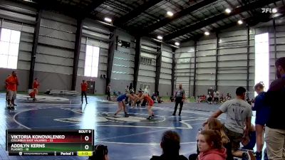 127 lbs Finals (8 Team) - Addilyn Kerns, Flashes vs Viktoria Konovalenko, Columbus East Valkries