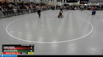 110 lbs Cons. Round 2 - Cash Mcfate, Gold Rush Wrestling vs Dylan McClean, Franklin Wrestling Club