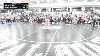 155 lbs 1st Place Match - Ruby Lindstrom, Salem Hills vs Hallie Denney, Cedar Valley