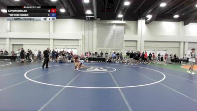 132 lbs Cons. Round 2 - Kiivon Butler, TN vs Ryder Cohen, FL