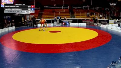 49kg 3rd Place Match - Morgan Boileau, Bella Coola Wrestling vs Lauren MacGregor, Kempenfelt Bay Athletic Club