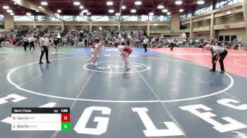 150 lbs Semifinal - Benjamin Garcia, Don Bosco Prep vs Jake Wacha, Pascack Hills