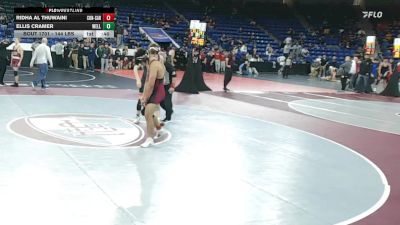 144 lbs Consi Of 32 #2 - Ridha Al Thuwaini, Concord-Carlisle vs Ellis Cramer, Wellesley