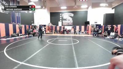 144 lbs Cons. Round 2 - Sam Cordero, El Modena vs Michael Santiago, Valley View