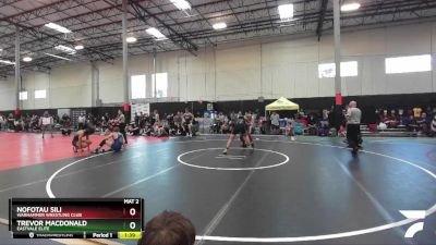 165 lbs Semifinal - Trevor MacDonald, Eastvale Elite vs Nofotau Sili, Warhammer Wrestling Club