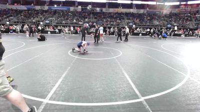 100 lbs Consi Of 8 #2 - Colton Wilson, Lebanon, MO vs Evan Chrisco, Higginsville Youth Wrestling Club