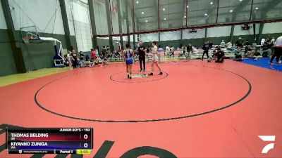 150 lbs Cons. Semi - Thomas Belding, OR vs Kiyanno Zuniga, WA