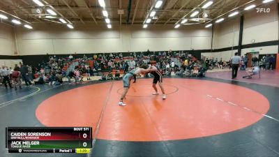 150 lbs Semifinal - Jack Melger, Tongue River vs Caiden Sorenson, Greybull/Riverside