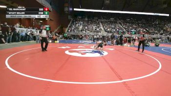 2A-126 lbs Semifinal - Wyatt Miller, Kemmerer vs Tel Marchant, Sundance