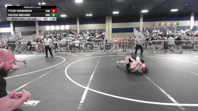 123 lbs Semifinal - Tyler Vanbebber, Temecula Valley HS vs Colton Meixner, Dark Horse