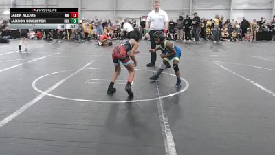 72 lbs Round 4 (6 Team) - Jalen Alejos, Mitten Mayhem vs Jaxson Singleton, Donahue WA