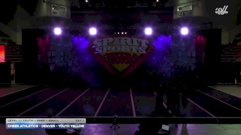 Cheer Athletics - Denver - Youth Yellow [2026 L1.1 Youth - PREP - Small Day 1] 2026 Spirit Sports Colorado Springs Nationals