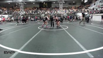 138 lbs Consi Of 4 - Nevaeh Dorsey, Midwest City Bombers Youth Wrestling Club vs Cassie Hansen, Henryetta Knights Wrestling Club