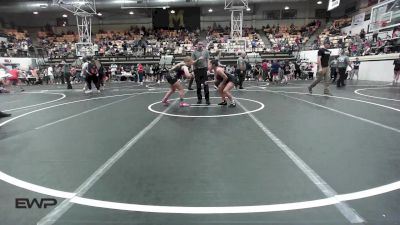138 lbs Consi Of 4 - Nevaeh Dorsey, Midwest City Bombers Youth Wrestling Club vs Cassie Hansen, Henryetta Knights Wrestling Club