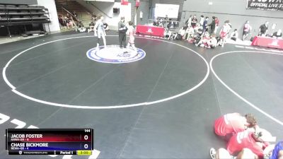 144 lbs Placement Matches (16 Team) - Jacob Foster, NAWA-GR vs Chase Bickmore, REWA-GR