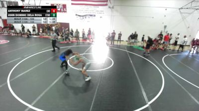 155 lbs Round 2 - John Dominic Dela Rosa, SoCal Hammers vs Anthony Marez, Legacy Wrestling Center