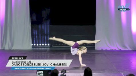 Dance Force Elite - Dance Force Elite- Jovi Chambers [2023 Mini - Solo - Contemporary/Lyrical Day 1] 2023 JAMfest Dance Super Nationals