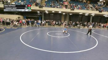 120 lbs Cons. Round 3 - Kennedy Mort, Peotone vs Brea Hoffman, Hoffman Estates (Conant)